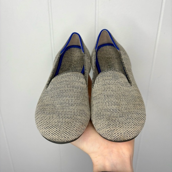 Rothy's The Kids Loafer in Metallic Silver Gray Washable Outdoor Kid’s Size 13 - Picture 3 of 7